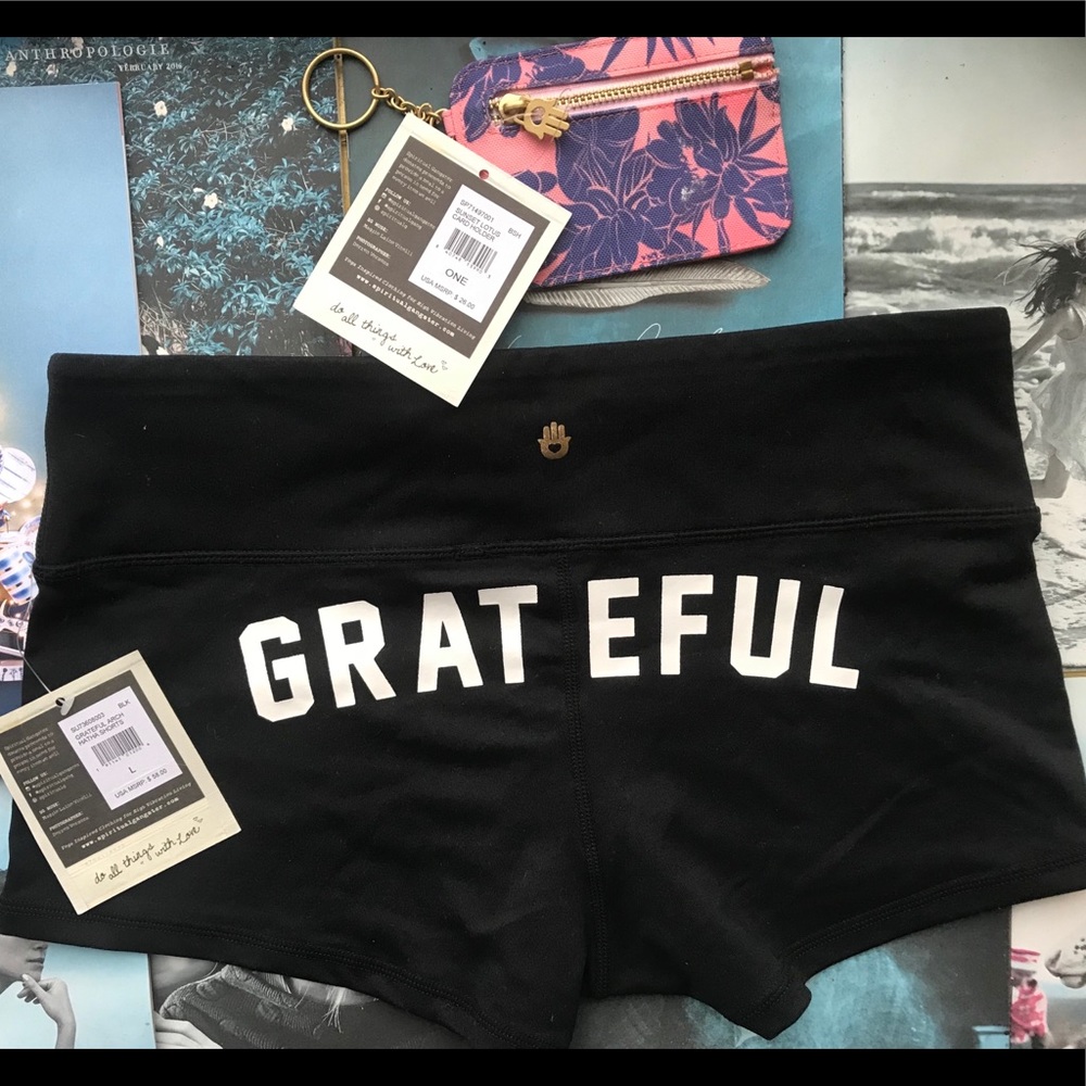 Spiritual Gangster Bootie Shorts “Grateful”